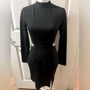 Lulus black cut out dress size S
